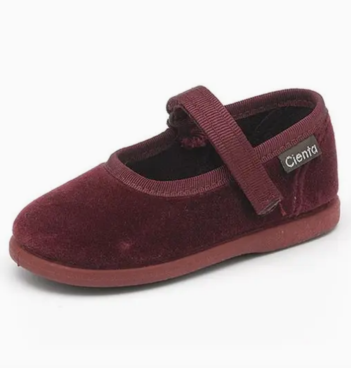 cienta cienta velvet ballet flats