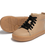 shooshoos shooshoos brown leather hi-top