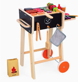 janod pretend wooden bbq