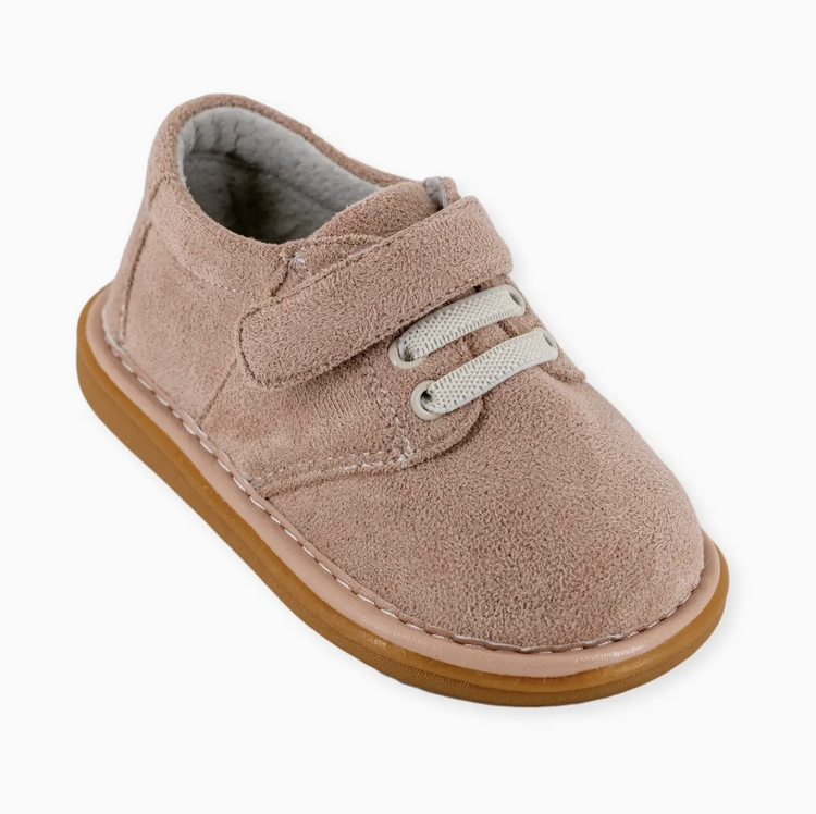 wee squeaks wee squeak blake beige shoe