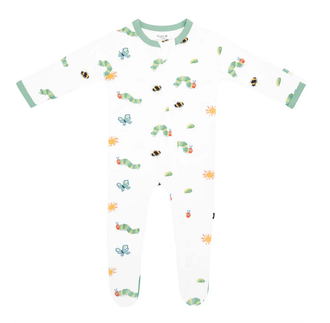 kyte baby kyte baby hungry caterpillar footie