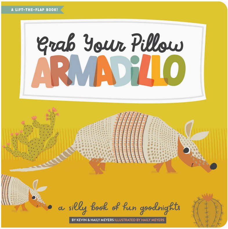 gibbs smith grab your pillow armadillo