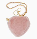 zomi gems zomi gems fuzzy heart wristlet