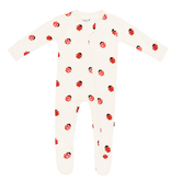 kyte baby kyte baby printed footie bee mine, love bug, bow, teddy bear, fluffy dog