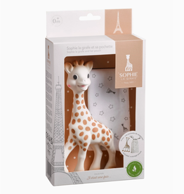 Calisson sophie la giraffe & her pouch
