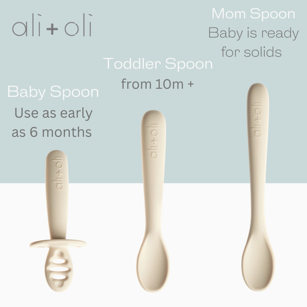 ali + oli ali + oli multi stage spoon set