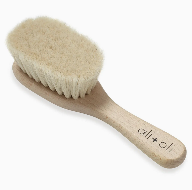 ali + oli ali + oli wooden baby hairbrush