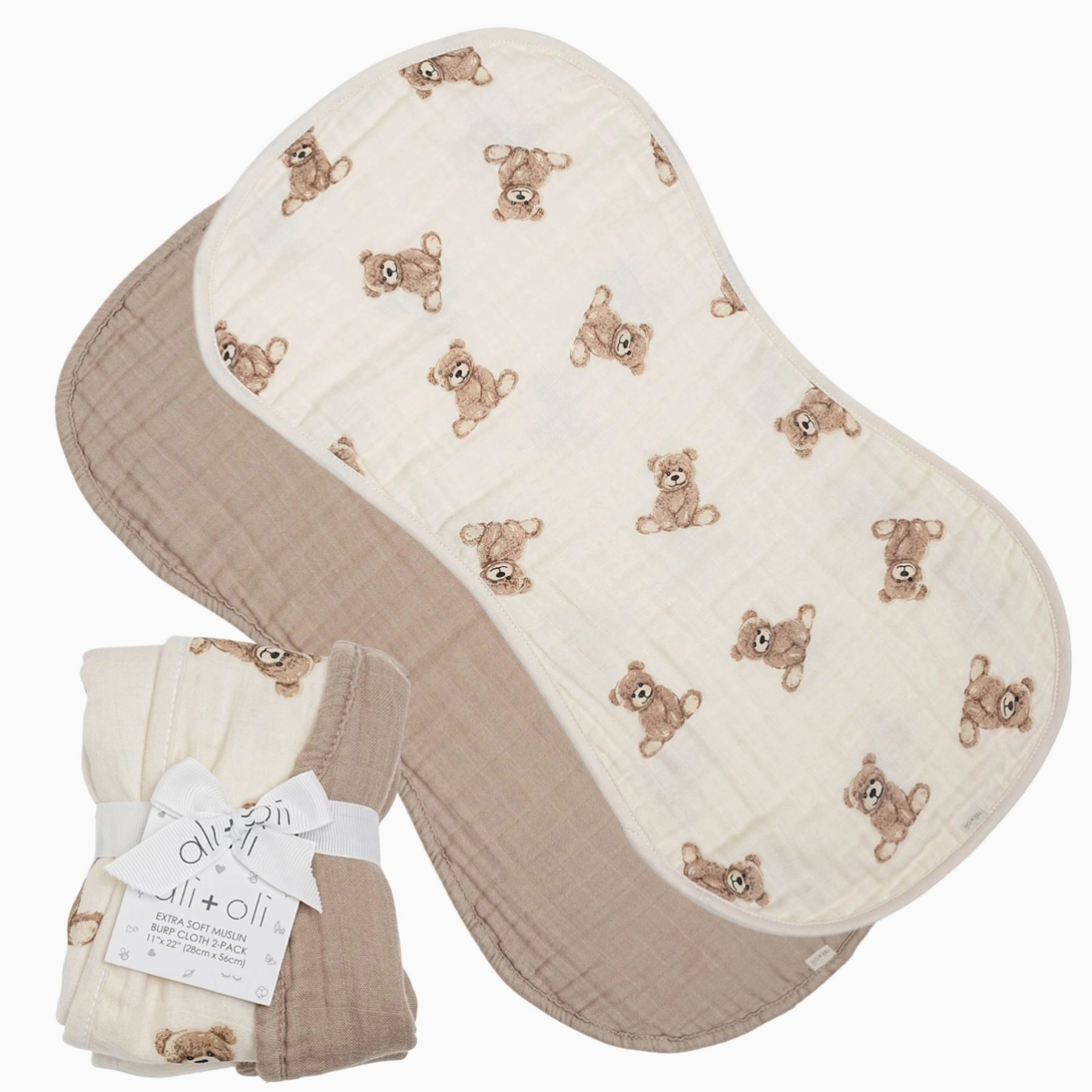 ali + oli ali + oli muslin burp cloths
