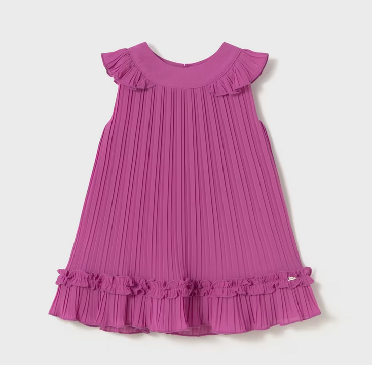 Mayoral mayoral orchid pleated swing dress