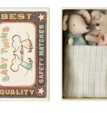 Maileg maileg baby mice, twins in matchbox