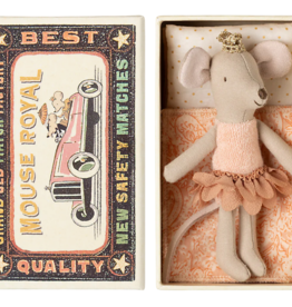 Maileg maileg princess mouse, little sister in matchbox