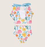 saint ida floral long sleeve swim set