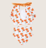 saint ida floral long sleeve swim set