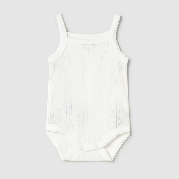 Mayoral mayoral pointelle tank onesie