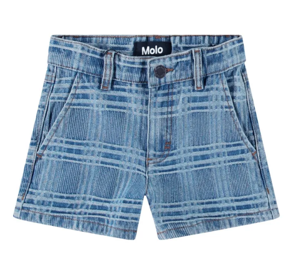 molo molo checked alvira shorts