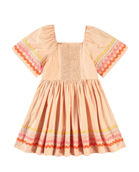 molo molo pale melon clotilde dress