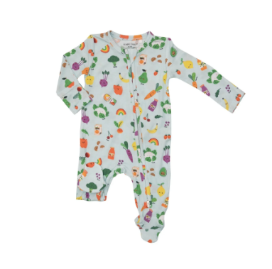 angel dear angel dear 2 way zip footie