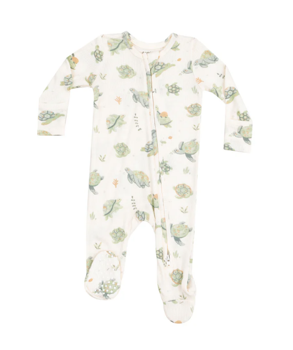 angel dear angel dear 2 way zip footie