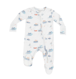 angel dear angel dear 2 way zip footie