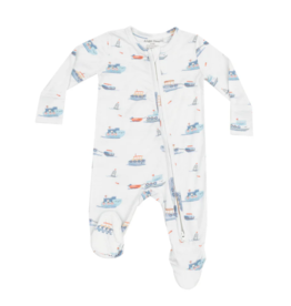 angel dear angel dear 2 way zip footie