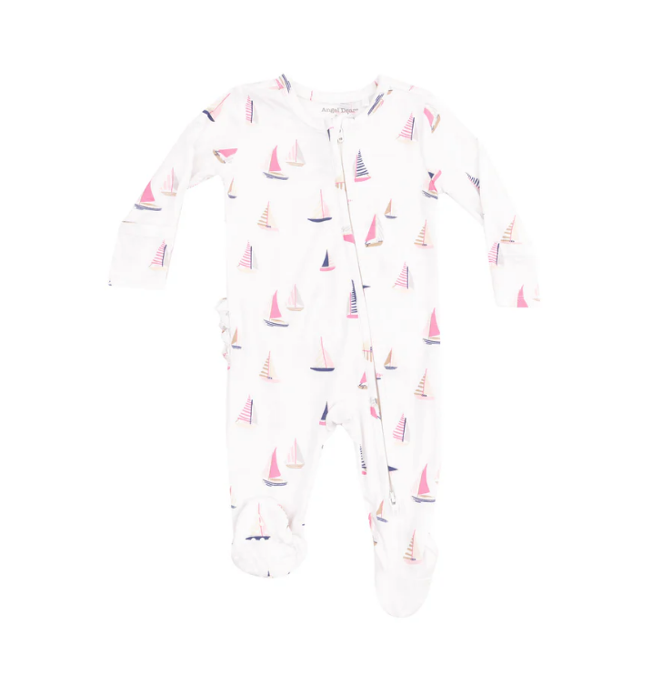 angel dear angel dear ruffle footie
