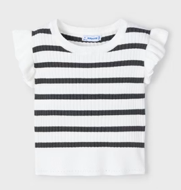 Mayoral mayoral flutter sleeve top