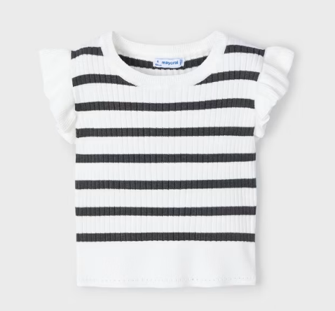 Mayoral mayoral flutter sleeve top