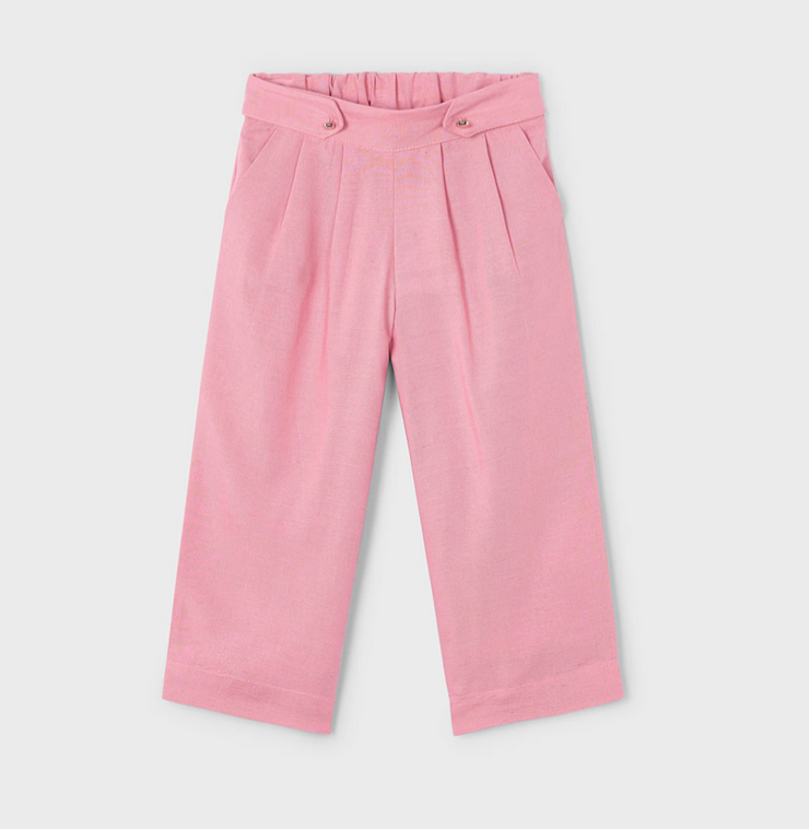 Mayoral mayoral blush linen pants