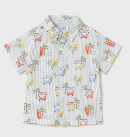 Mayoral mayoral striped van buttondown