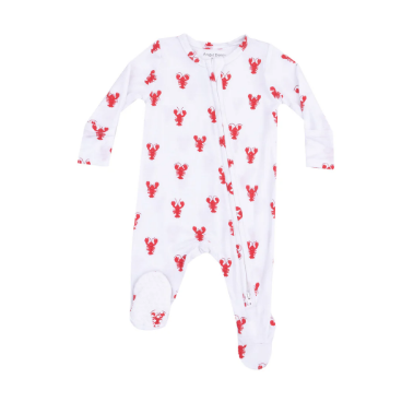 angel dear angel dear 2 way zip footie