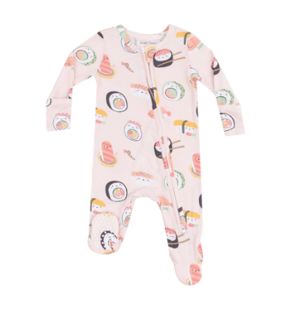 angel dear angel dear 2 way zip footie