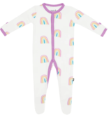 kyte baby kyte baby printed footie poi rainbow, roar, golf