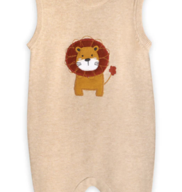 viverano organic lion knit romper