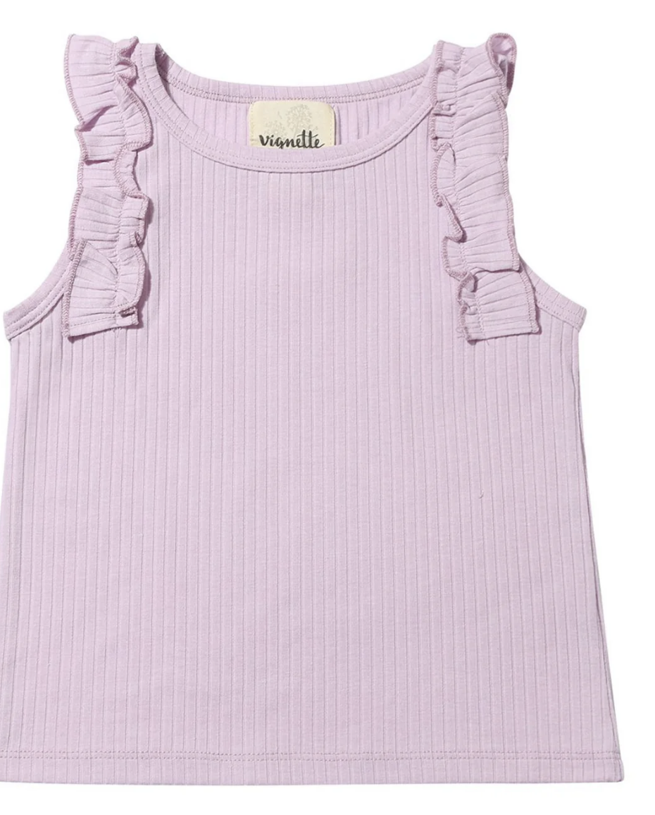 vignette vignette lavender top