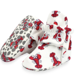 Zutano zutano printed cotton booties