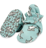 Zutano zutano printed cotton booties