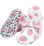 Zutano zutano printed cotton booties