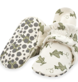 Zutano zutano printed cotton booties