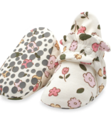 Zutano zutano printed cotton booties