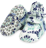 Zutano zutano printed cotton booties