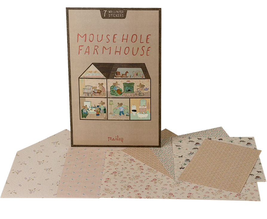 Maileg maileg mousehole farmhouse wallpaper