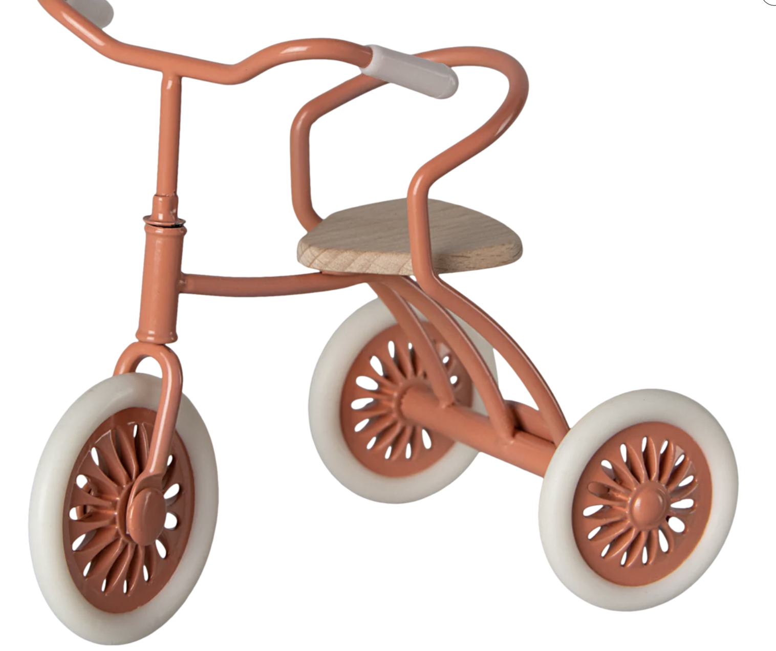 Maileg maileg coral tricycle mouse, big sister