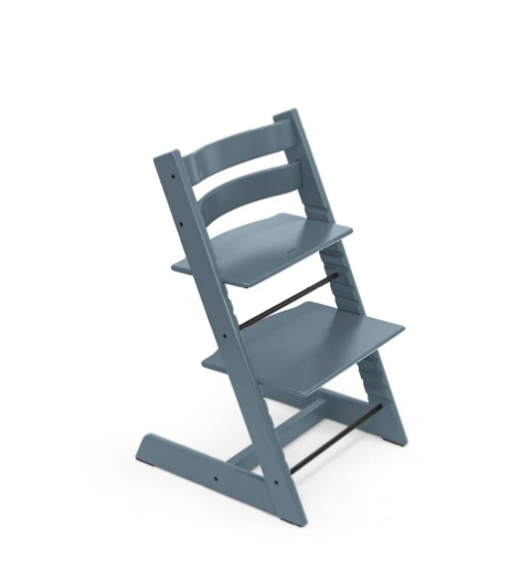 Stokke stokke tripp trapp .high chair fjord blue chair + babyset