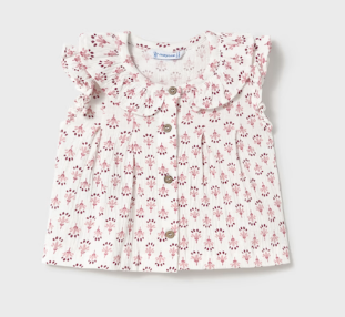 Mayoral mayoral rose floral blouse