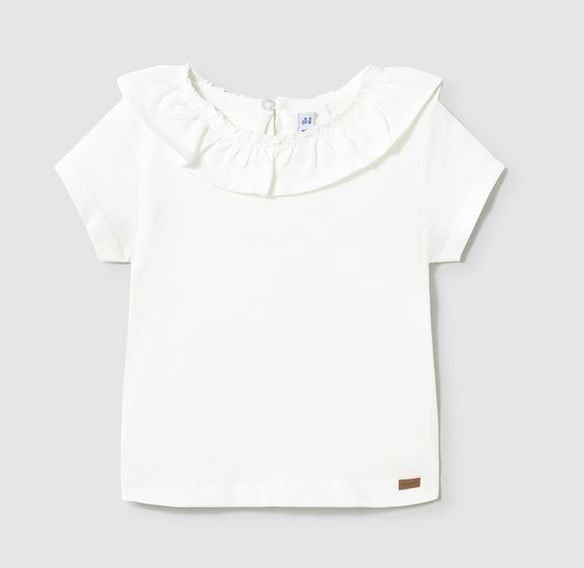 Mayoral mayoral white collared tee