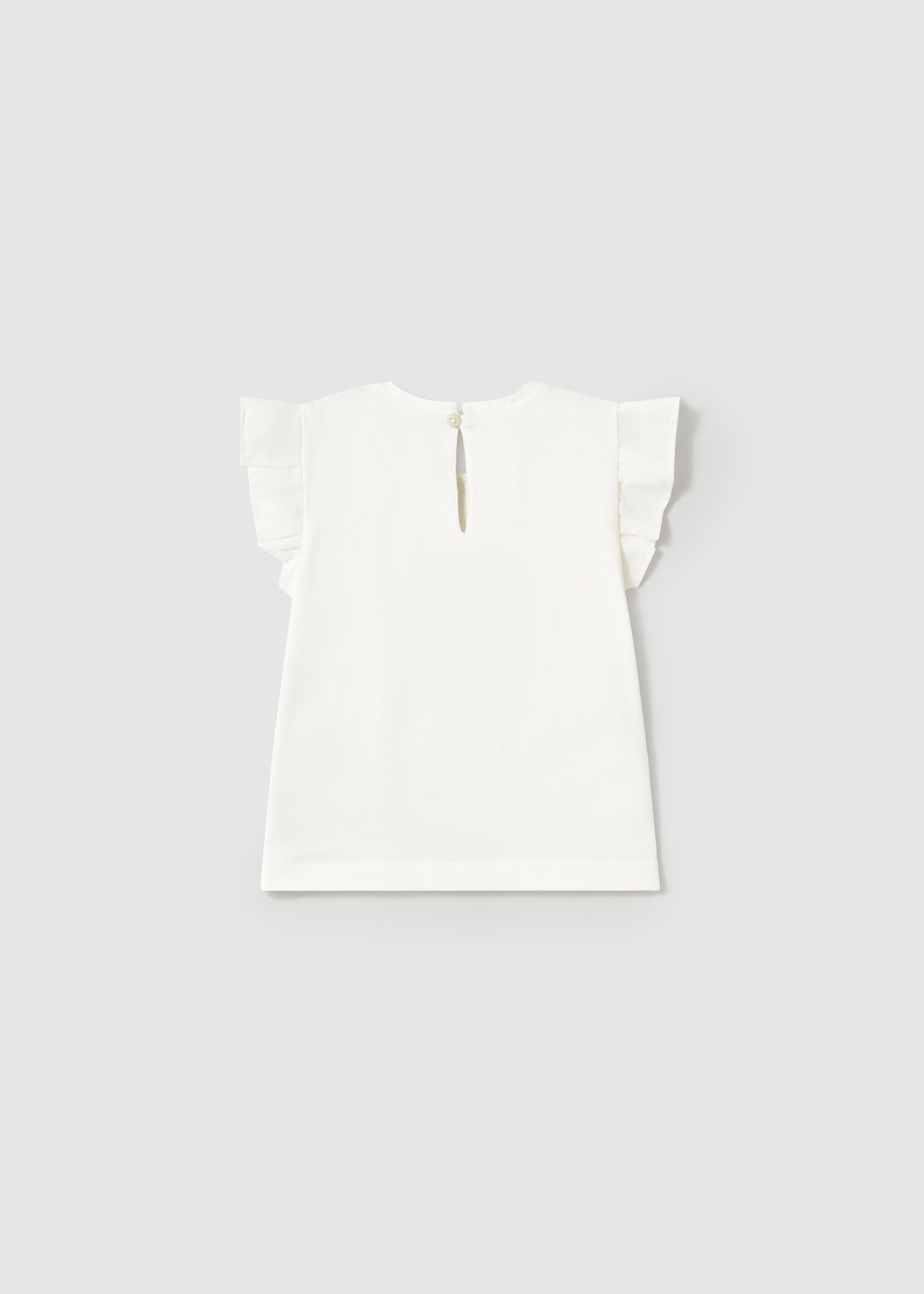 Mayoral Mayoral floral flutter tee