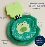 Itzy ritzy itzy ritzy sweetie crinkle sensory teether