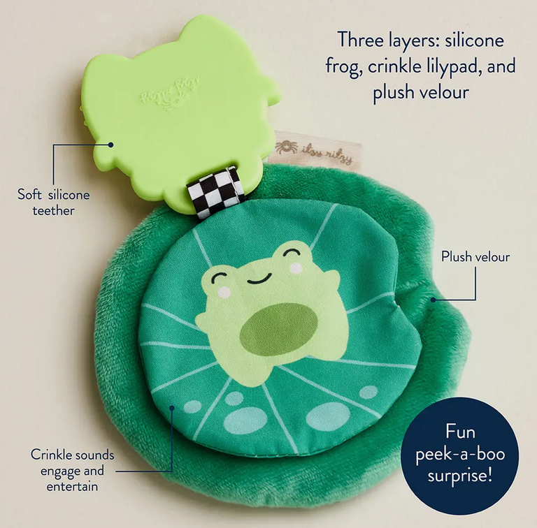 Itzy ritzy itzy ritzy sweetie crinkle sensory teether