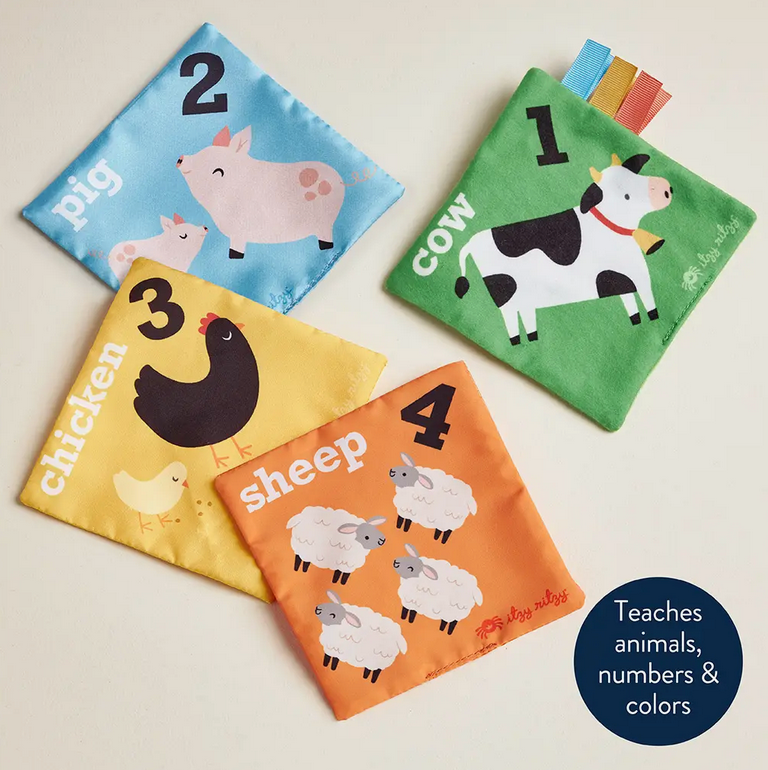 Itzy ritzy itzy ritzy sensory scarves farm playset