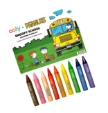 ooly ooly x peanuts school coloring travel kit